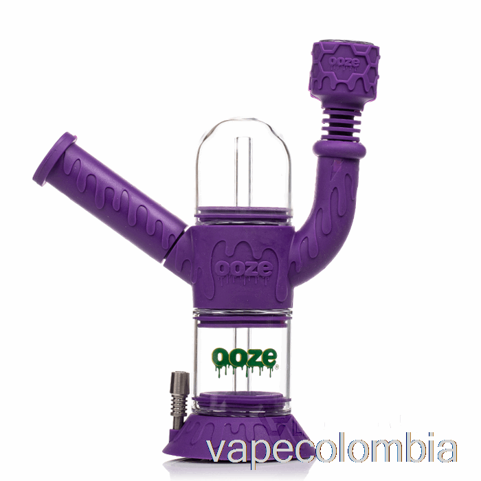 Vape Recargable Ooze Cranium Pipa De Agua De Silicona Ultra Violeta (púrpura)